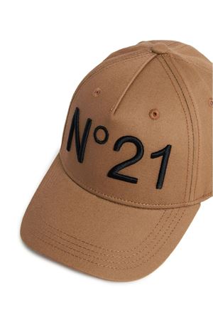 cappello in cotone marrone N°21 KIDS | N2143FN00410N717